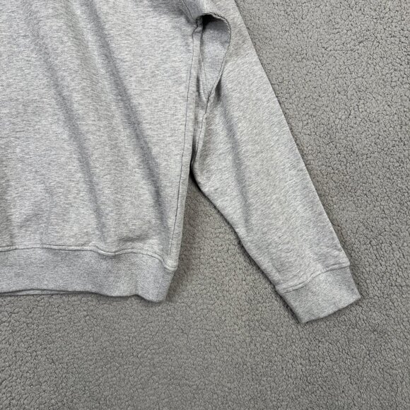 Gym Shark Sweater Mens Size Medium Gray Heathered Rest Day Essential Crew NWT - Picture 3 of 15